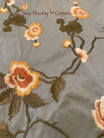 7. The VERSAILLES ™ 100%  Silk Taffeta Embroidered shroud